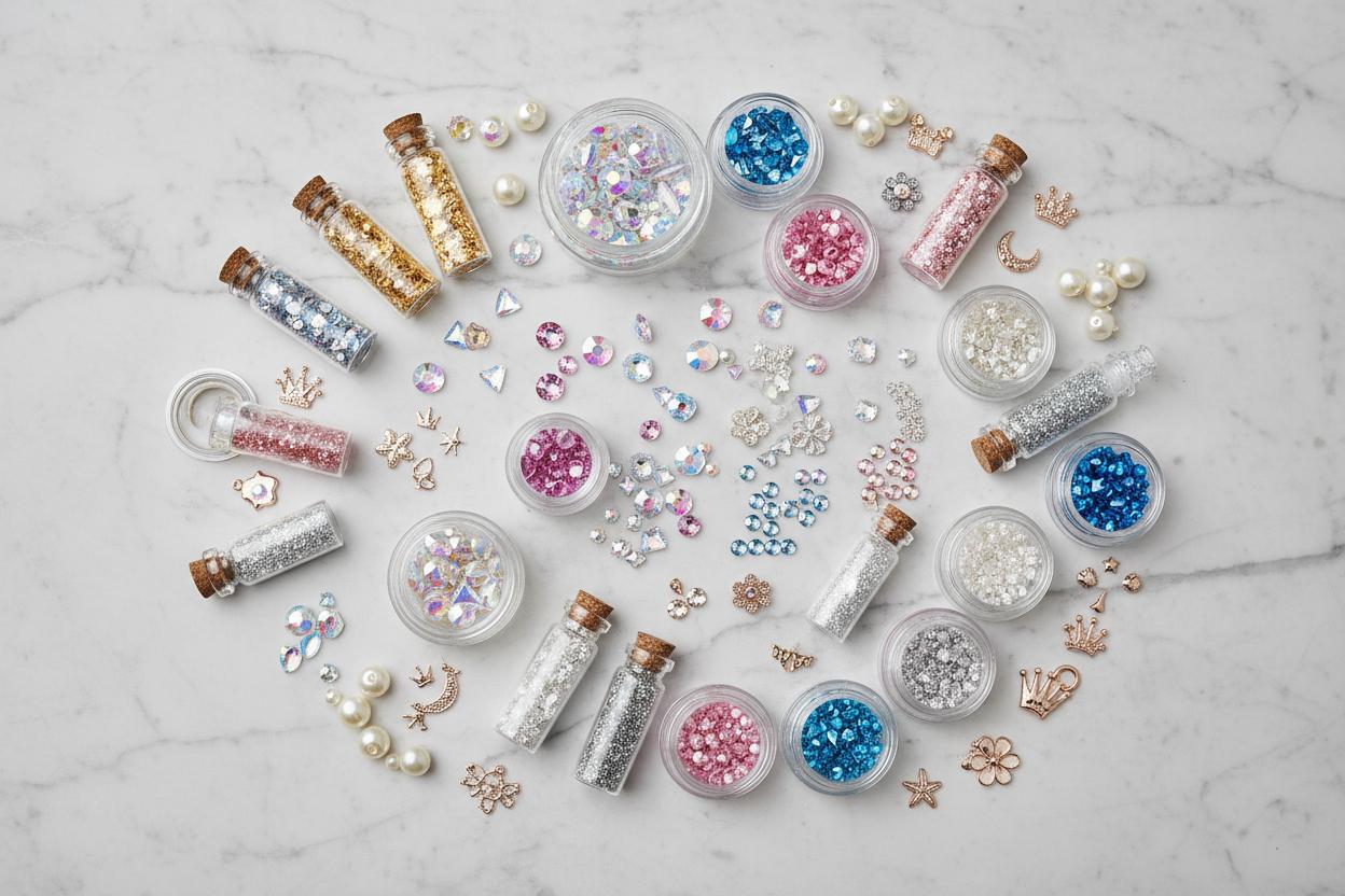 Decorations Collection - Nail art gems and accessories