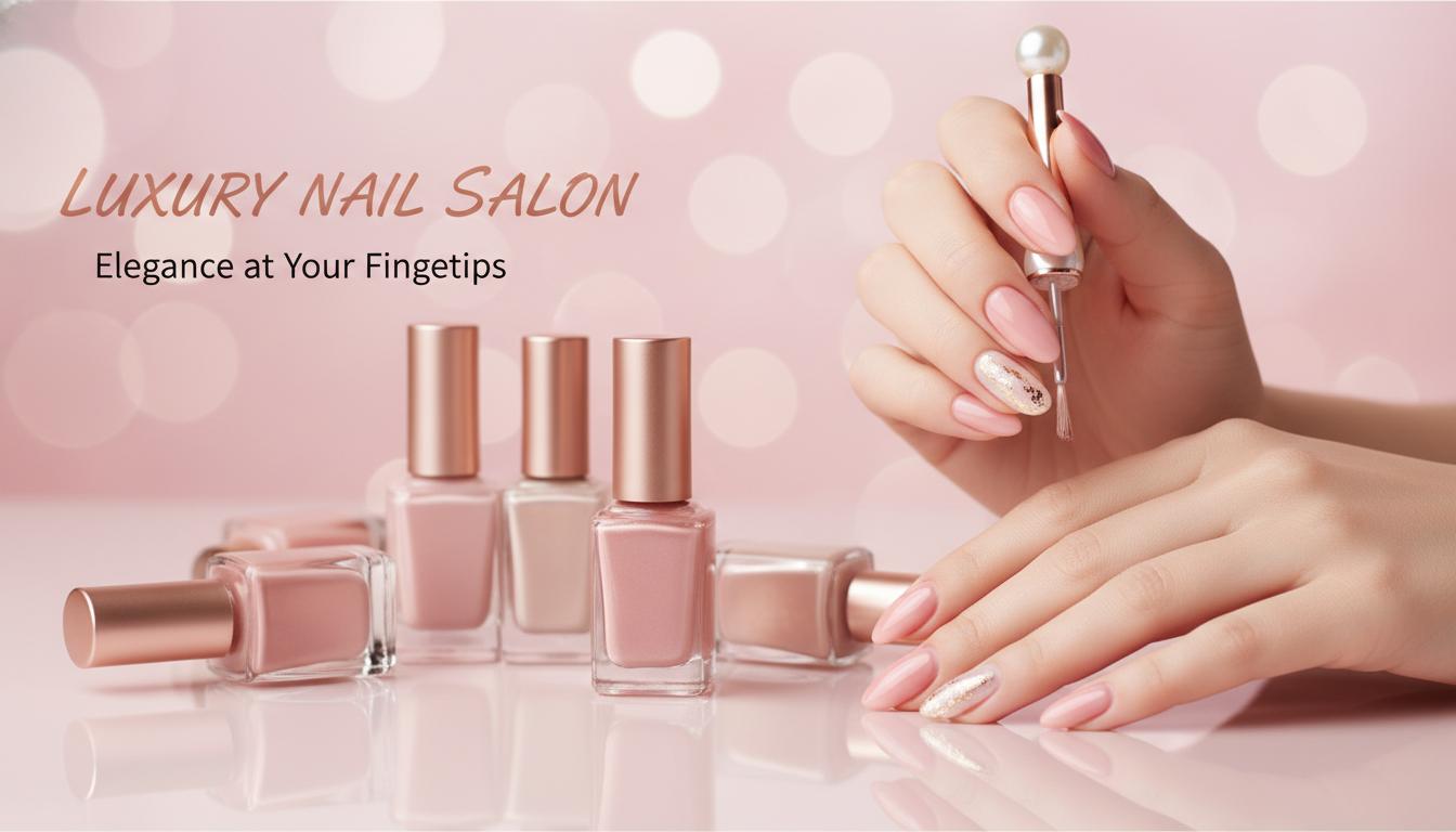Beautiful manicured nails with Dashing Diva premium nail products - Salon quality at home